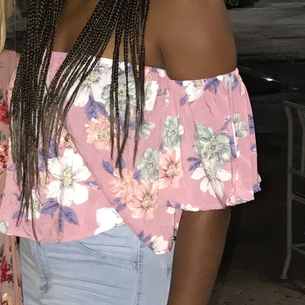 Pink Off The Shoulder Blouse 💖